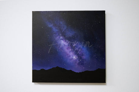 Milkyway - Acrylic on canvas (30x30cm)