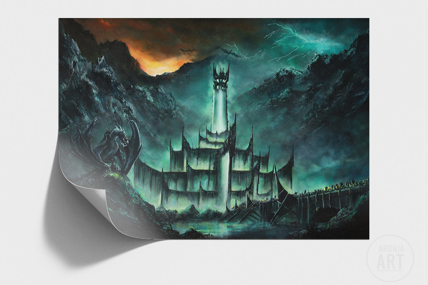 GLOW IN THE DARK PRINT: The Dead City