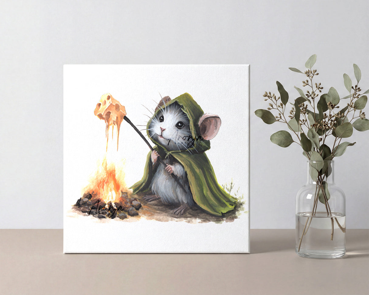Mousewise with Cheese - (Square Print)
