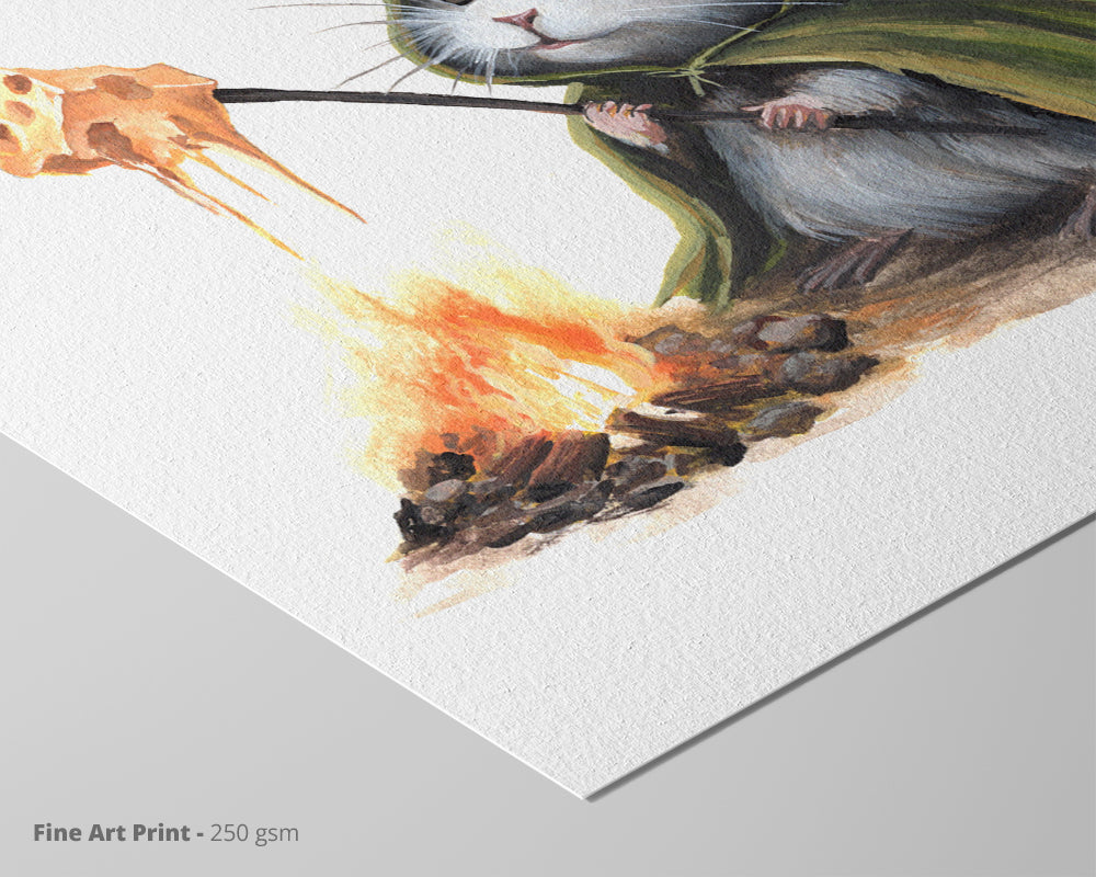 Mousewise with Cheese - (Square Print)