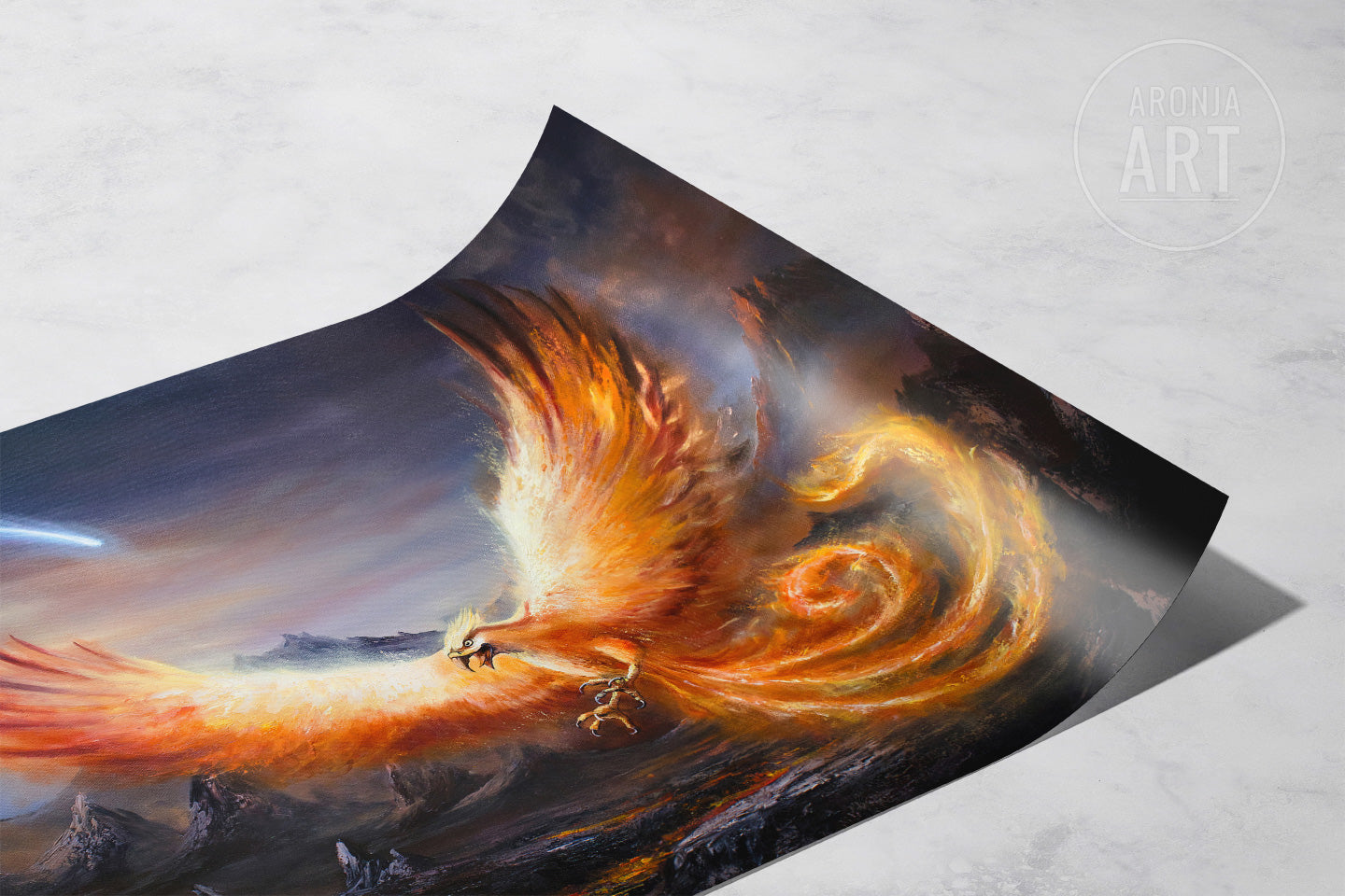Phoenix Fantasy Art Print | Aronja-Art