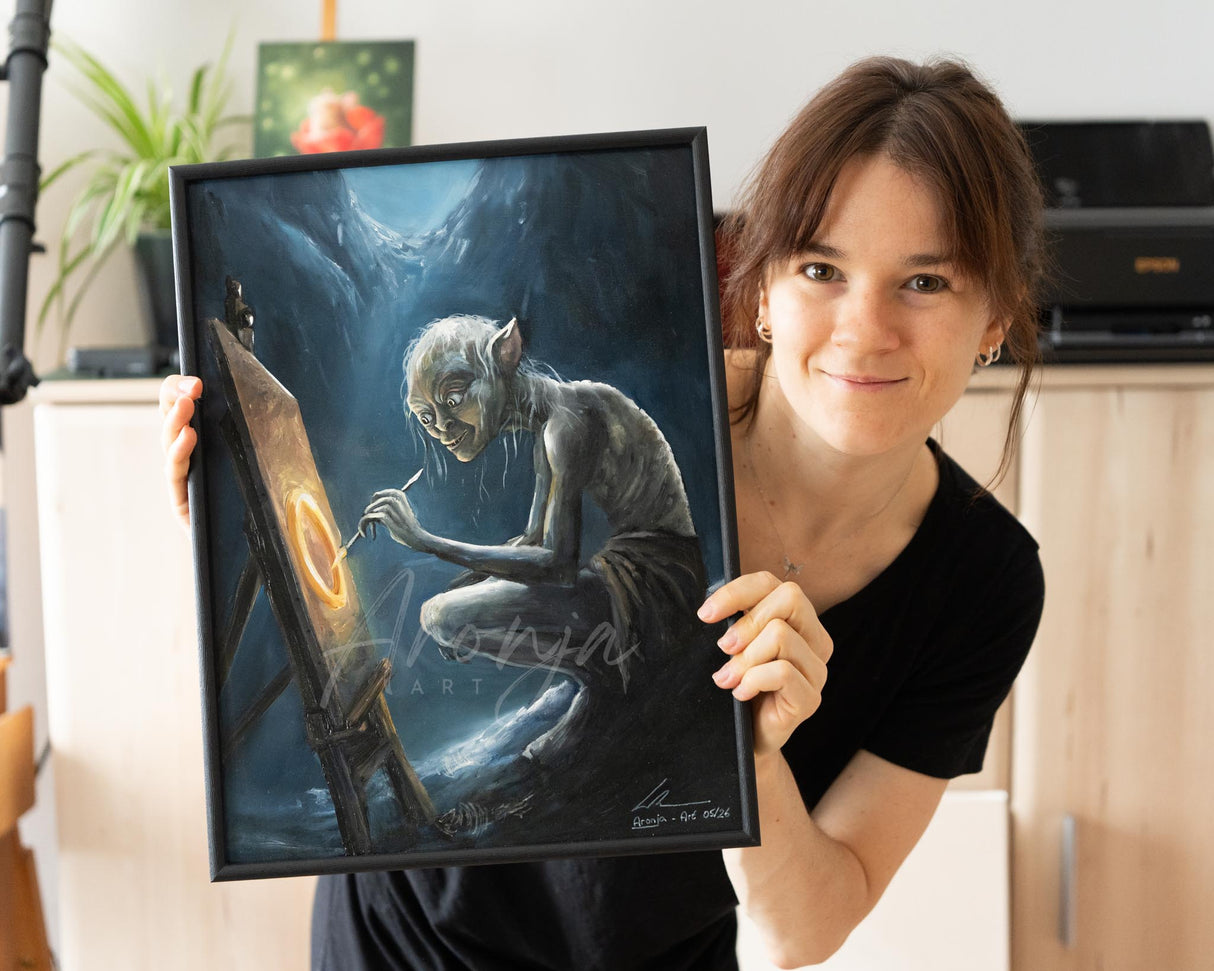 My Precious Painting - framed oil painting (30x40cm)