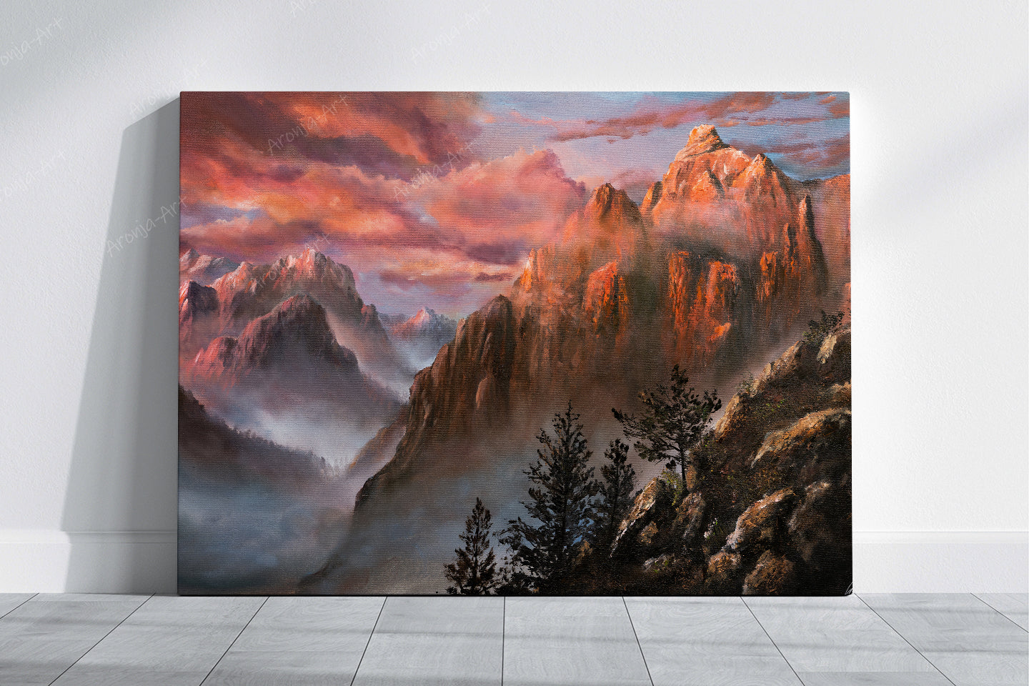 Red Mountains (Print) – Aronja-Art