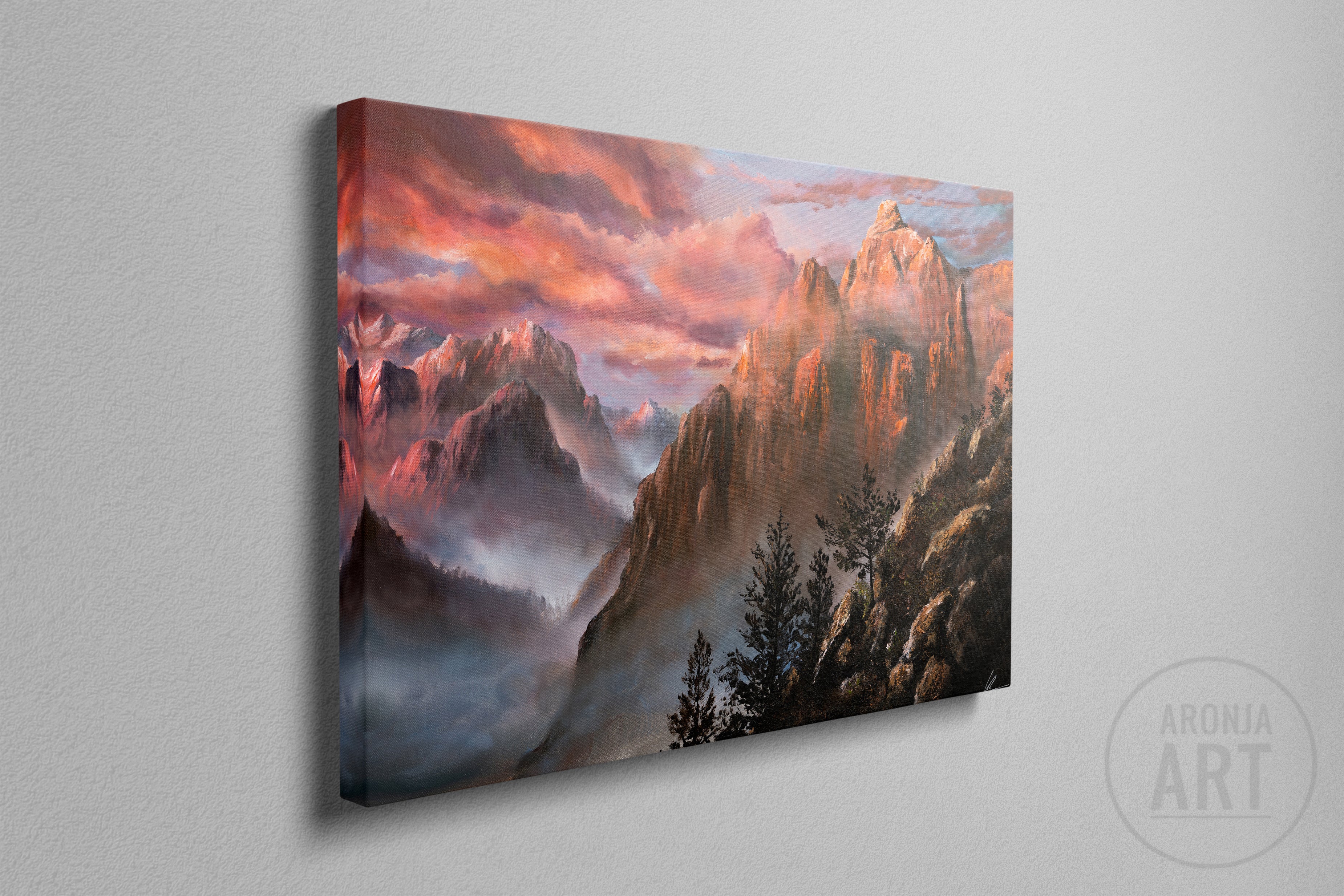 Red Mountains (Print) – Aronja-Art