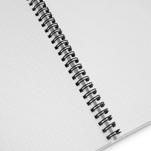 Reflections- Spiral notebook Aronja-Art wire bound dotted notebook silver and black metal Wire-O binding