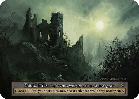 Sorcery TCG Artist Proof "Silent Hills" #2/25