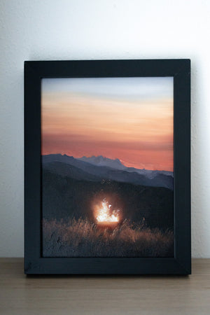 Midsummer / framed Oilpainting / 18x24cm / 07.2025