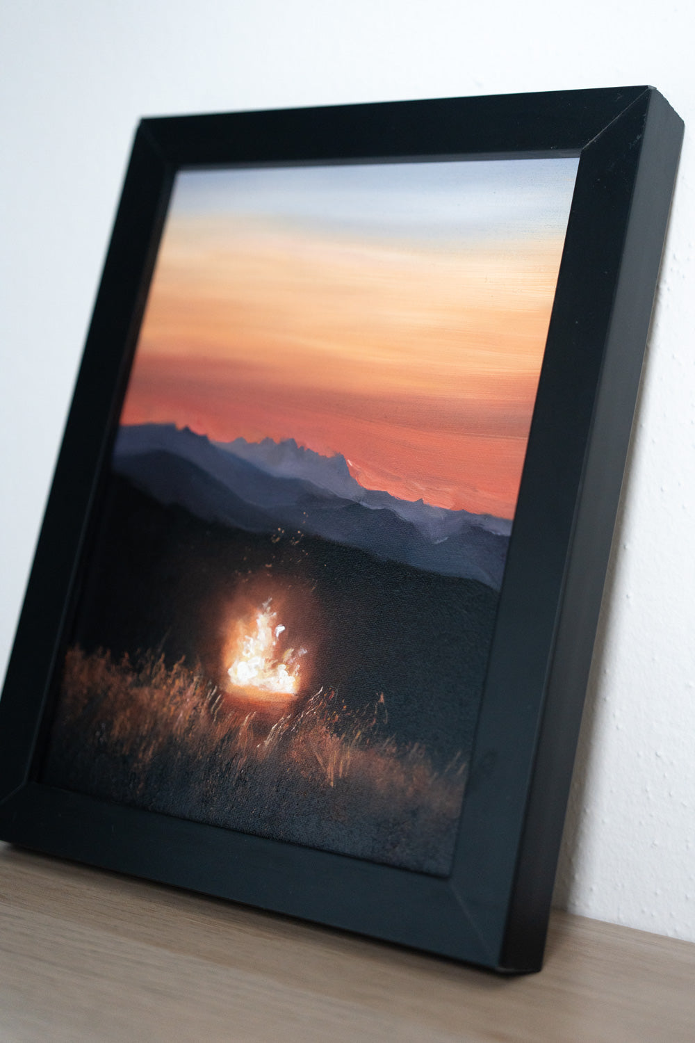 Midsummer / framed Oilpainting / 18x24cm