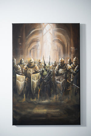 SORCERY Gothic Original Painting "Swap" - 60x40cm / Acrylics