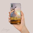 Phone Case - The Rift Aronja-Art gaming inspired art print phone case, clear back with dragon scene