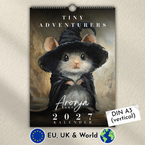 Wall calendar "Tiny Adventurers" 2027 (EU & Rest of World)