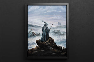 Der Wanderer – (Druck)
