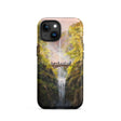 Crossing the Bridge - MagSafe® tough case for iPhone® by Aronja-Art, with autumn bridge art—fellowship lotr.