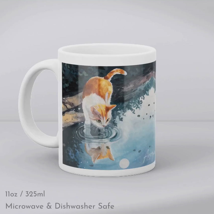 Cat Reflections -Mug